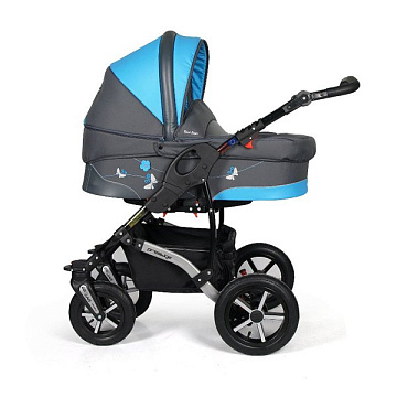 Коляска Danny Sport 2 в 1 Butterfly из эко-кожи