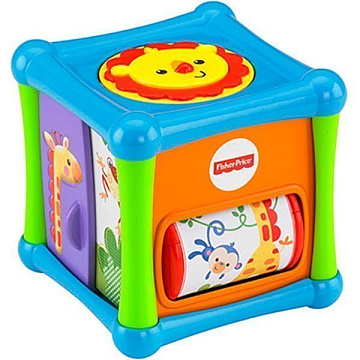 FP BFH80 Развивающий кубик для игр Fisher Price Веселые Животные