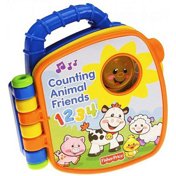 FP V5080 Книжка-считалочка Fisher Price Смейся и Учись Друзья на Ферме