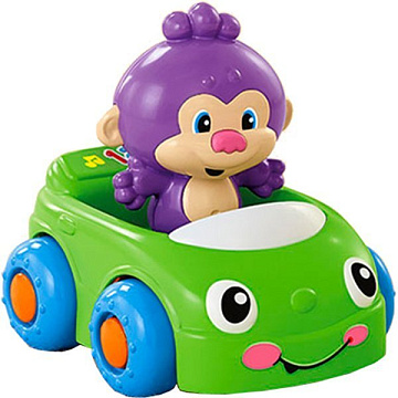 FP BMC98 Обезьянка на машинке Fisher Price Смейся и Учись