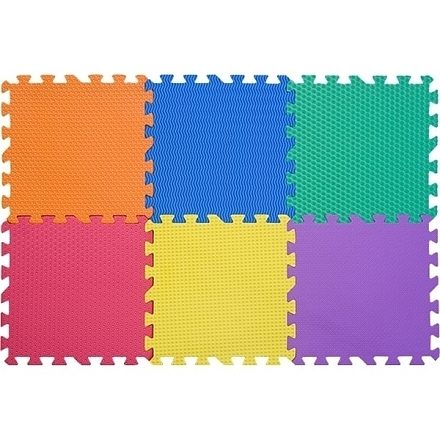 Рельефный коврик-пазл 12&amp;quot; Funkids Сенс-12 без изображений
