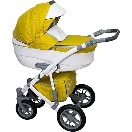 Детская коляска Caretto Amadeo F 3 в 1, ткань+экокожа