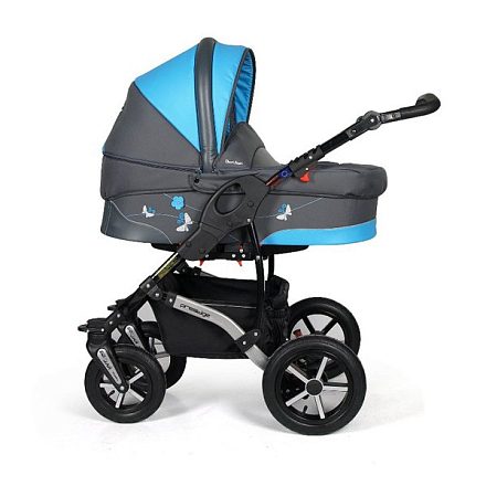 Коляска Danny Sport 2 в 1 Butterfly из эко-кожи