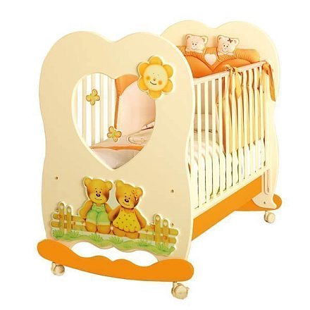 Детская кроватка Baby Expert Cuore, полозья