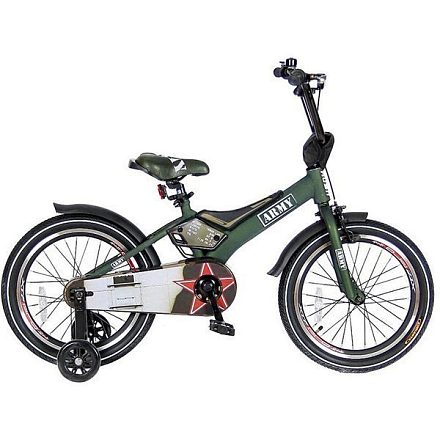 Двухколесный велосипед Velolider Rush Army 18&amp;quot; арт. RA18
