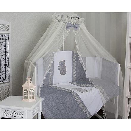Комплект в кроватку GulSara 6 пр., бязь (арт 46)