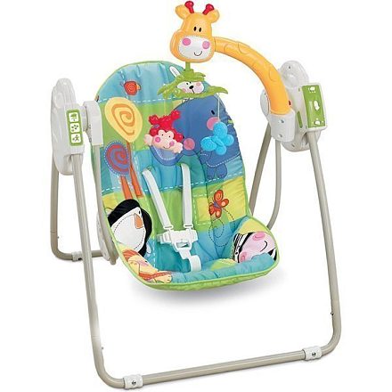 FP X6146 Кресло-качалка Fisher Price Тропический Лес