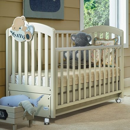 Детская кроватка Baby Italia Leo, продольный маятник/ящик