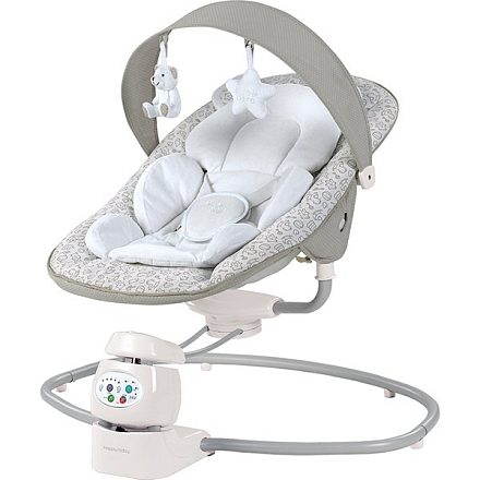 Электронный шезлонг-качели Happy Baby Dinky с музыкальным блоком