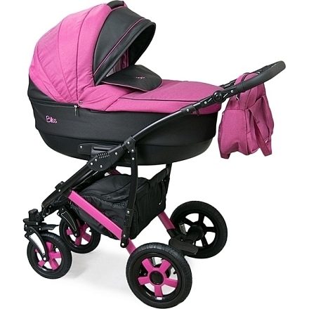 Детская коляска Caretto Bliss 2 в 1, ткань+экокожа