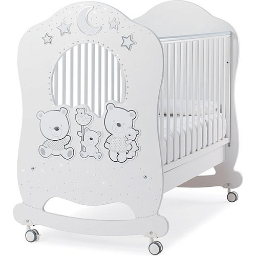 Детская кроватка Italbaby Happy Family Oblo в магазине Коляски-Кроватки.Ру