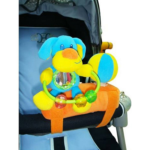 Купить развивающую игрушку подвеска на бампер коляски I-Baby Собачка (Ай  беби) в интернет-магазине «Коляски-Кроватки.Ру».