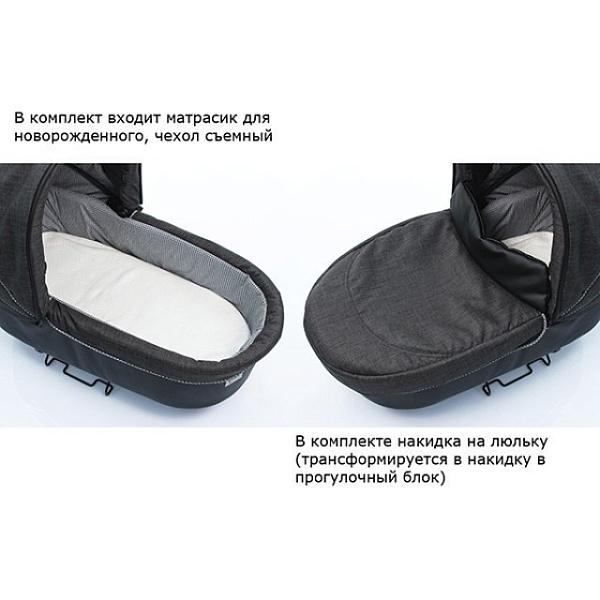 Детская коляска Teutonia Mistral Primus V4 Titanium 2 в 1 WHL3 фото 3