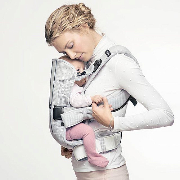 Многофункциональный рюкзак-кенгуру BabyBjorn One Air для ношения ребёнка на груди и на спине фото 3