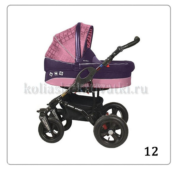 Детская коляска Danny Sport 3 в 1 Prestige Secret Garden из эко-кожи фото 8