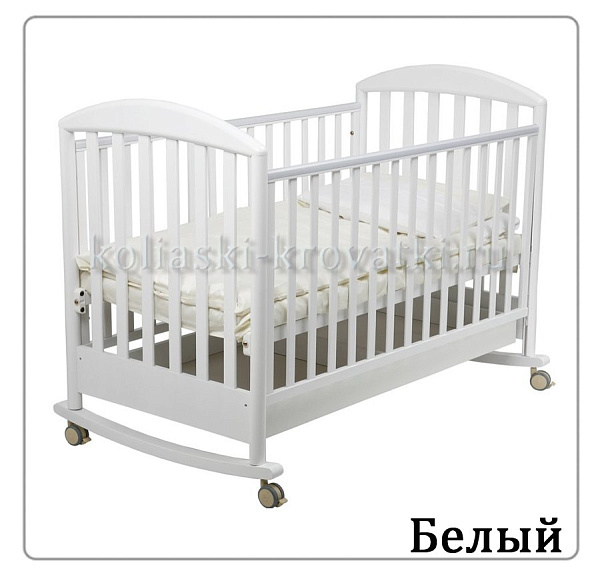 Детская кроватка Papaloni Джованни 125/65 качалка купить в магазине ...