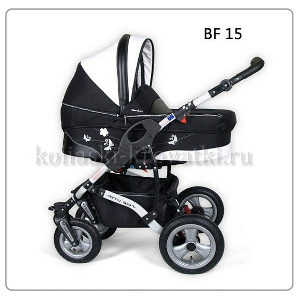 Фото Детская коляска Danny Sport 3 в 1 Butterfly из эко-кожи, реальные фотографии клиентов | Коляски-Кроватки.Ру