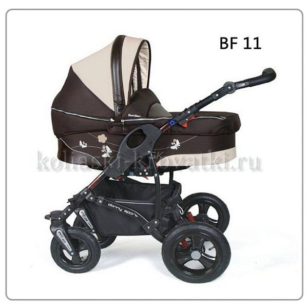Фото Детская коляска Danny Sport 3 в 1 Butterfly из эко-кожи, реальные фотографии клиентов | Коляски-Кроватки.Ру