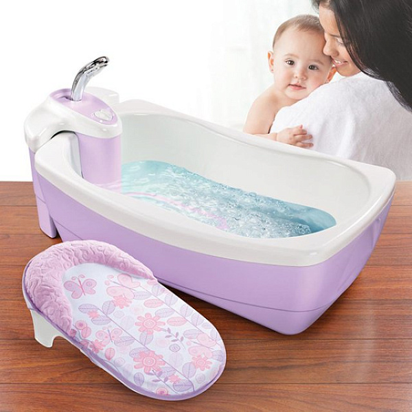 Фото Ванна-джакузи Summer Infant  Lil'Luxuries с душевым краником, реальные фотографии клиентов | Коляски-Кроватки.Ру