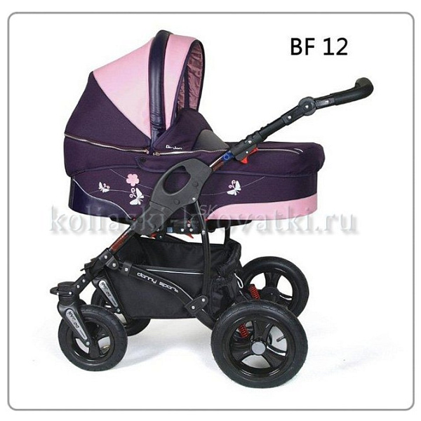 Фото Детская коляска Danny Sport 3 в 1 Butterfly из эко-кожи, реальные фотографии клиентов | Коляски-Кроватки.Ру
