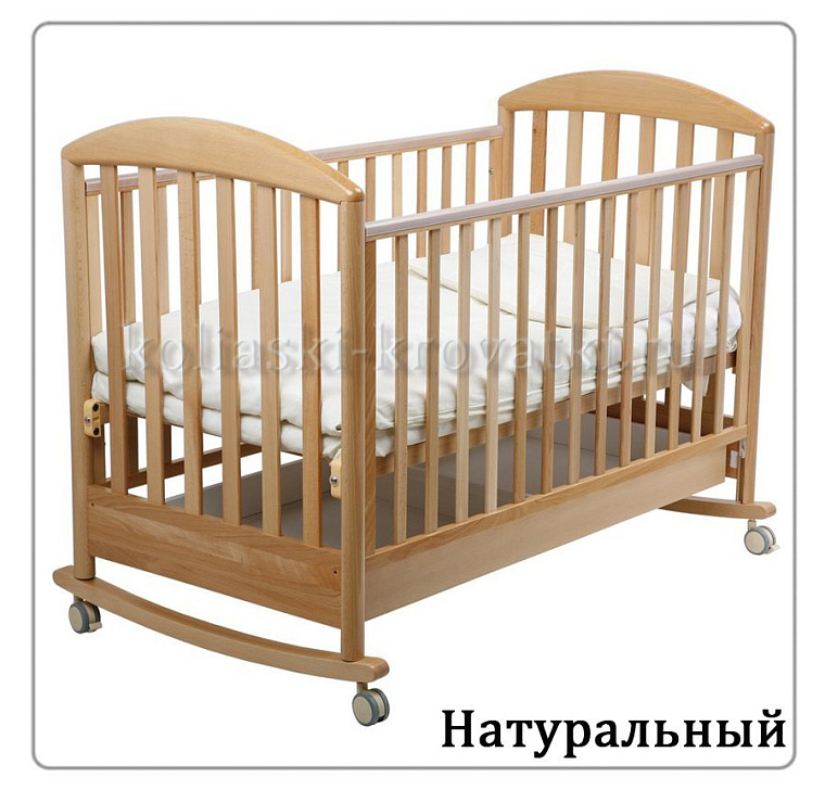 Детская кроватка Papaloni Джованни 125/65  качалка